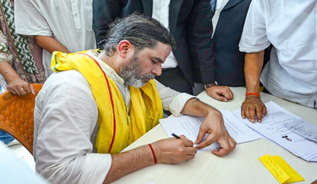 Prashant Kishor Nomination