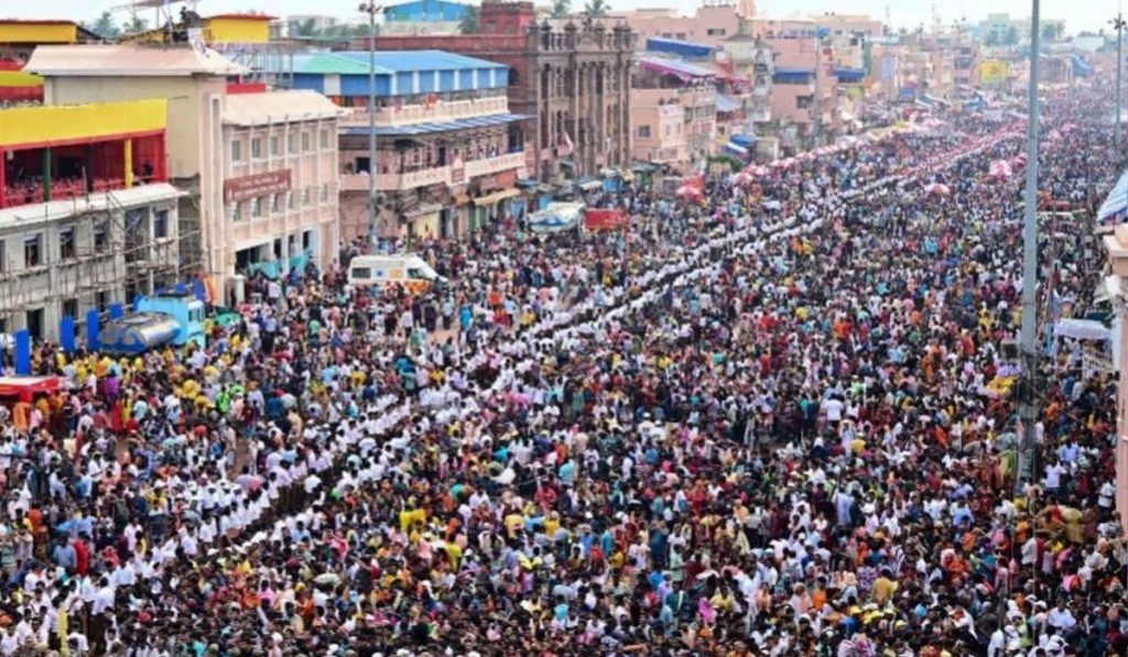 Puri stampede situation