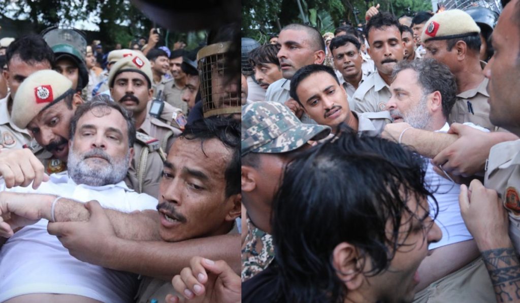 Rahul Gandhi evicted from Dharna