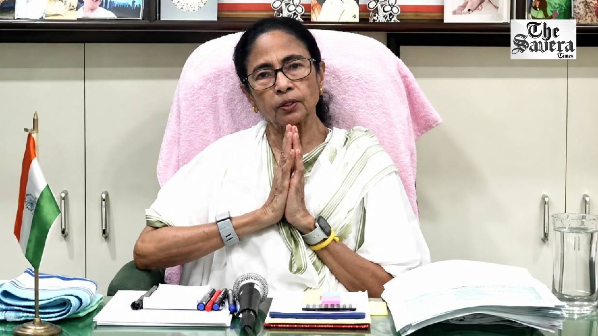 ‘I Will Stay Alive Till I See Your End’: Mamata Banerjee Launches Fiery Attack on BJP Amid TMC Rebellion