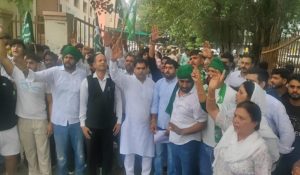 Haryana: Opposition takes to the streets against paper leak and lathi-charge at Jantar Mantar; lawyers in Rohtak halt work