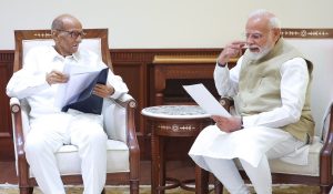 Sharad Pawar meets PM Modi over Maha agrarian crisis, NEET protests