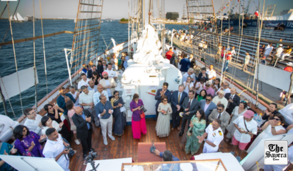 INS Sudarshini showcases India’s maritime heritage at SAIL Boston 250