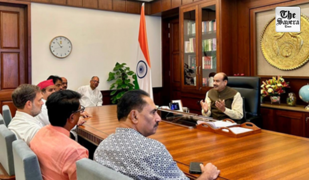 Rahul Gandhi, Oppn MPs meet LS Speaker Birla; seek discussion on violent NEET protest