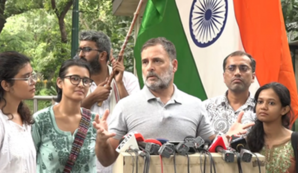 Students' demands non-negotiable, won't back off despite detention, threats: Rahul Gandhi