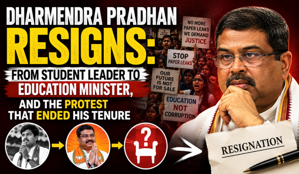 Dharmendra Pradhan Resigns: From Student Leader to Education Minister, and the Protest That Ended His Tenure