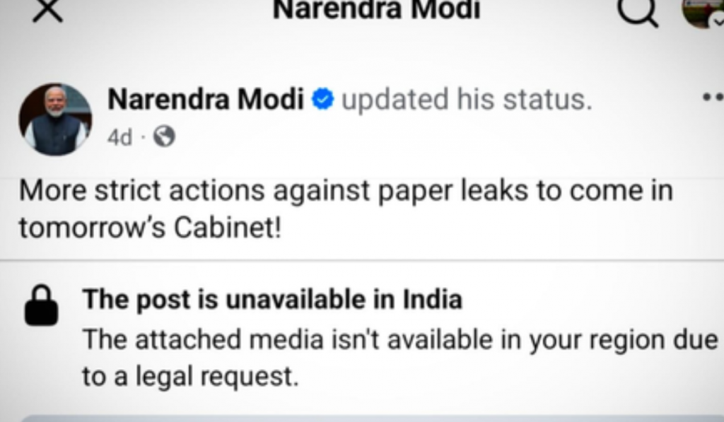 Meta restores PM Modi's Facebook video, says removal was an error