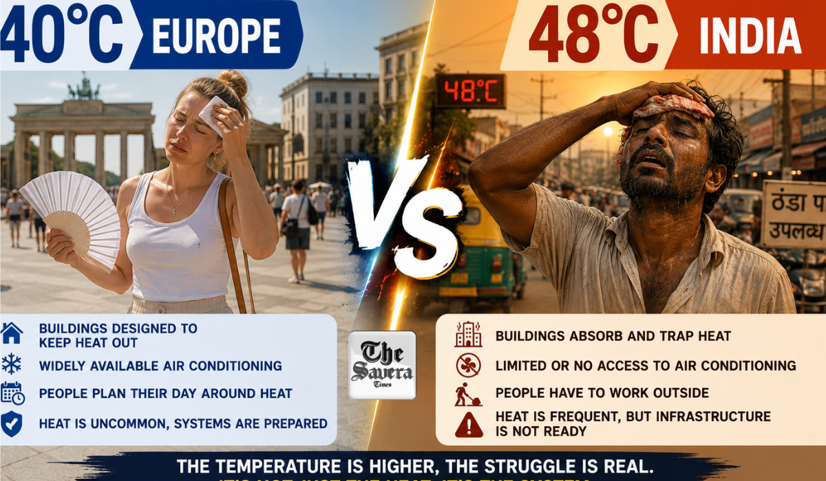 Why 40°C in Europe Feels Deadly but 48°C in India Doesn’t ?