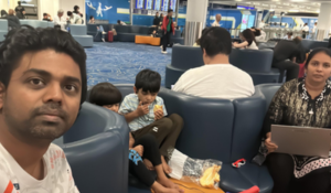 Indian family stranded at Hong Kong airport; Andhra Minister Lokesh appeals to EAM Jaishankar for help