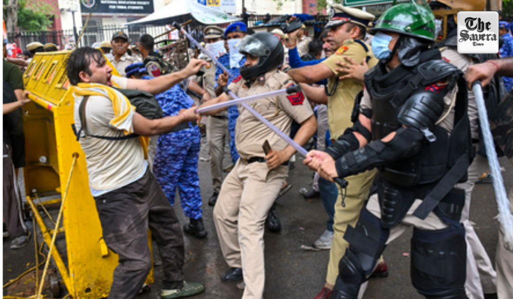 Over 118 police personnel injured in violent Delhi protest clashes