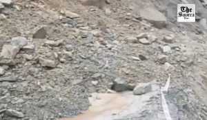 Char Dham Yatra hit as debris blocks Badrinath National Highway near Bhanerpani
