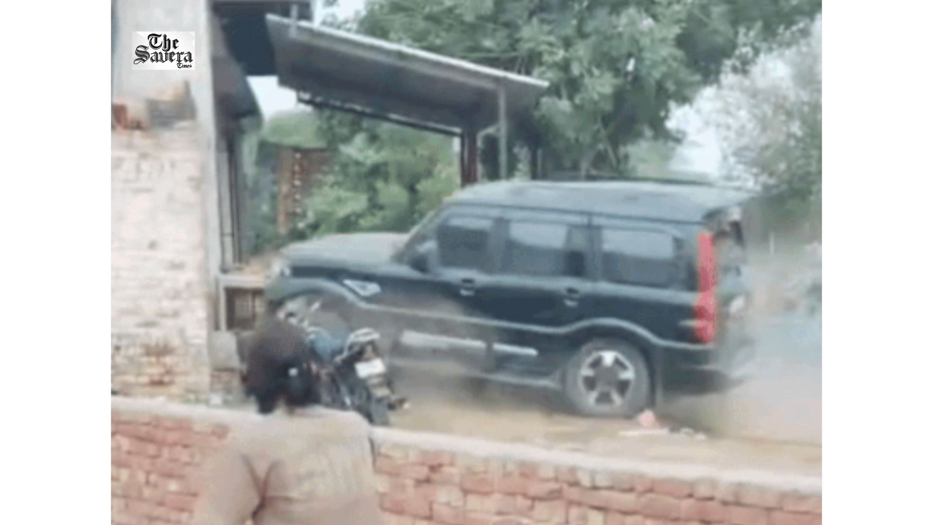 Faridabad: Wanted Accused Tries to Run Over Youth with Scorpio, Video Surfaces
