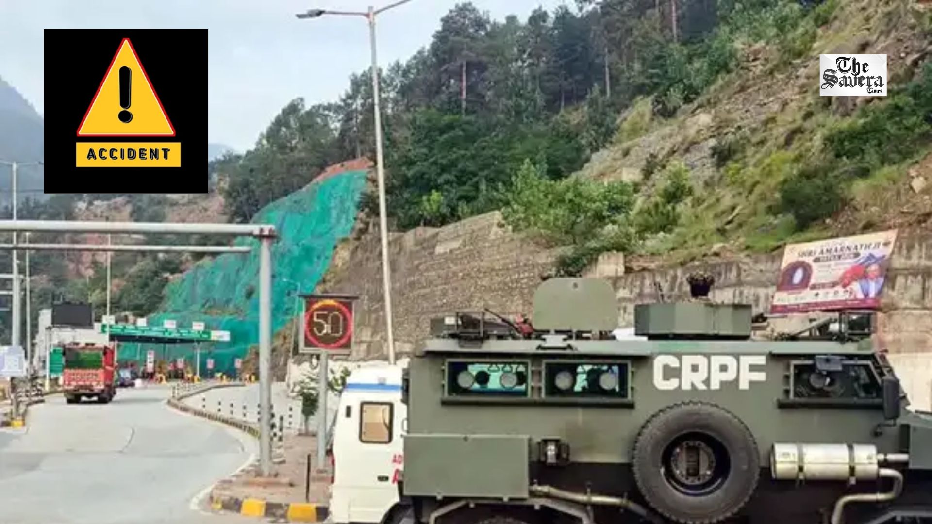 Six CRPF Jawans Injured in Road Accident Near Sonamarg Tunnel in J&K
