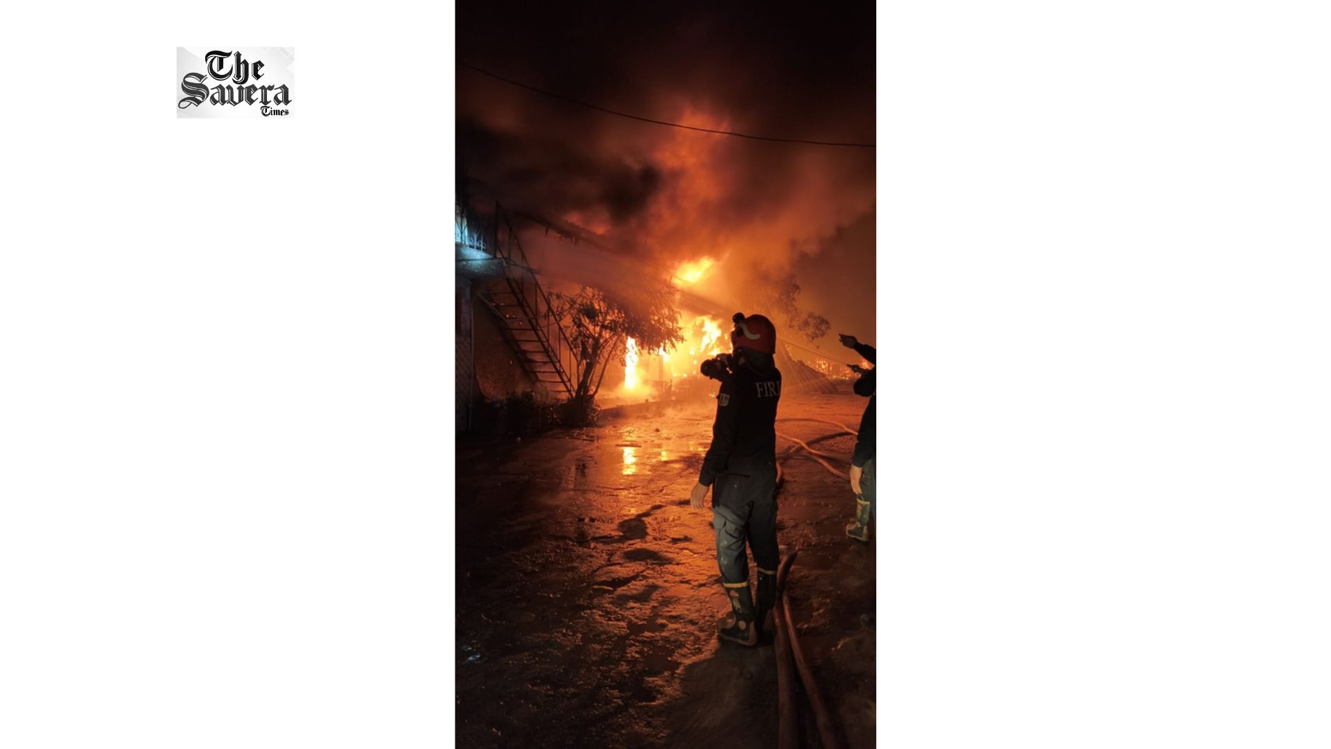 Massive Fire Erupts at Exhibition Goods Warehouse in Delhi’s Chandan Hola, No Casualties Reported
