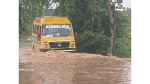 Rising River Levels Flood Villages in Haryana; Water Enters Roads, Fields as Hathnikund Barrage Discharge Increases