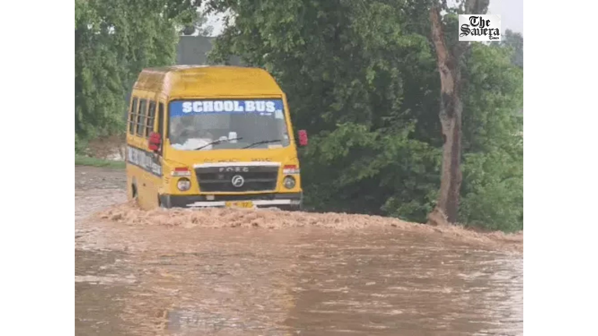 Rising River Levels Flood Villages in Haryana; Water Enters Roads, Fields as Hathnikund Barrage Discharge Increases