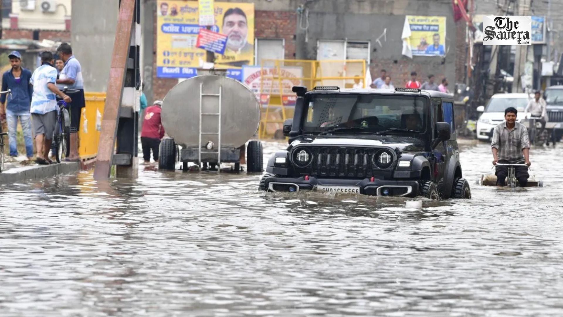 Punjab Weather: Heavy Rain in Mohali, Showers in Jalandhar; Rain Alert for 13 Districts as Monsoon Weakens