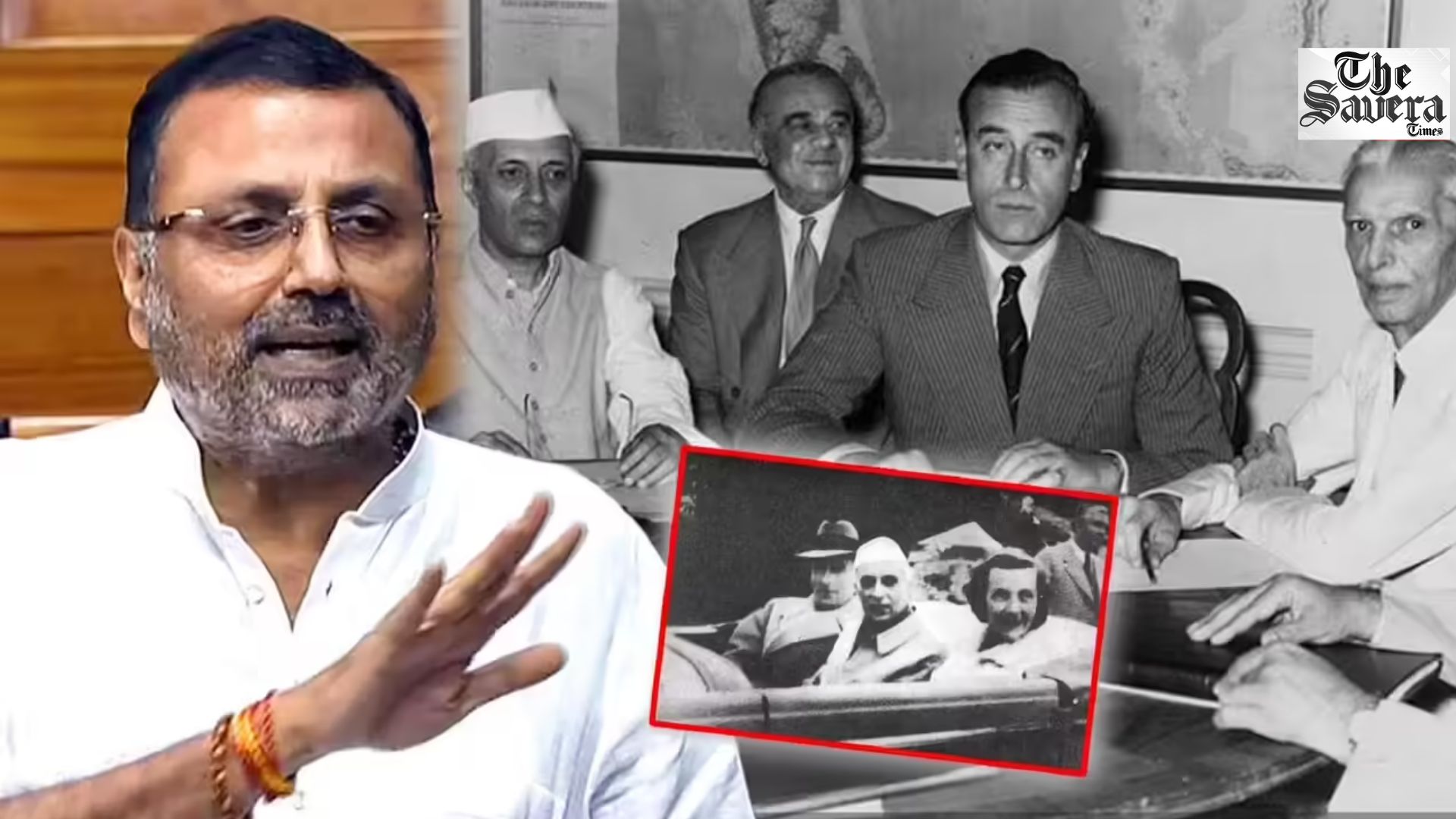 “Congress-Nehru-Gandhi Family Is a Machine for Creating Problems”: BJP MP Nishikant Dubey Attacks Congress Over Partition Decisions