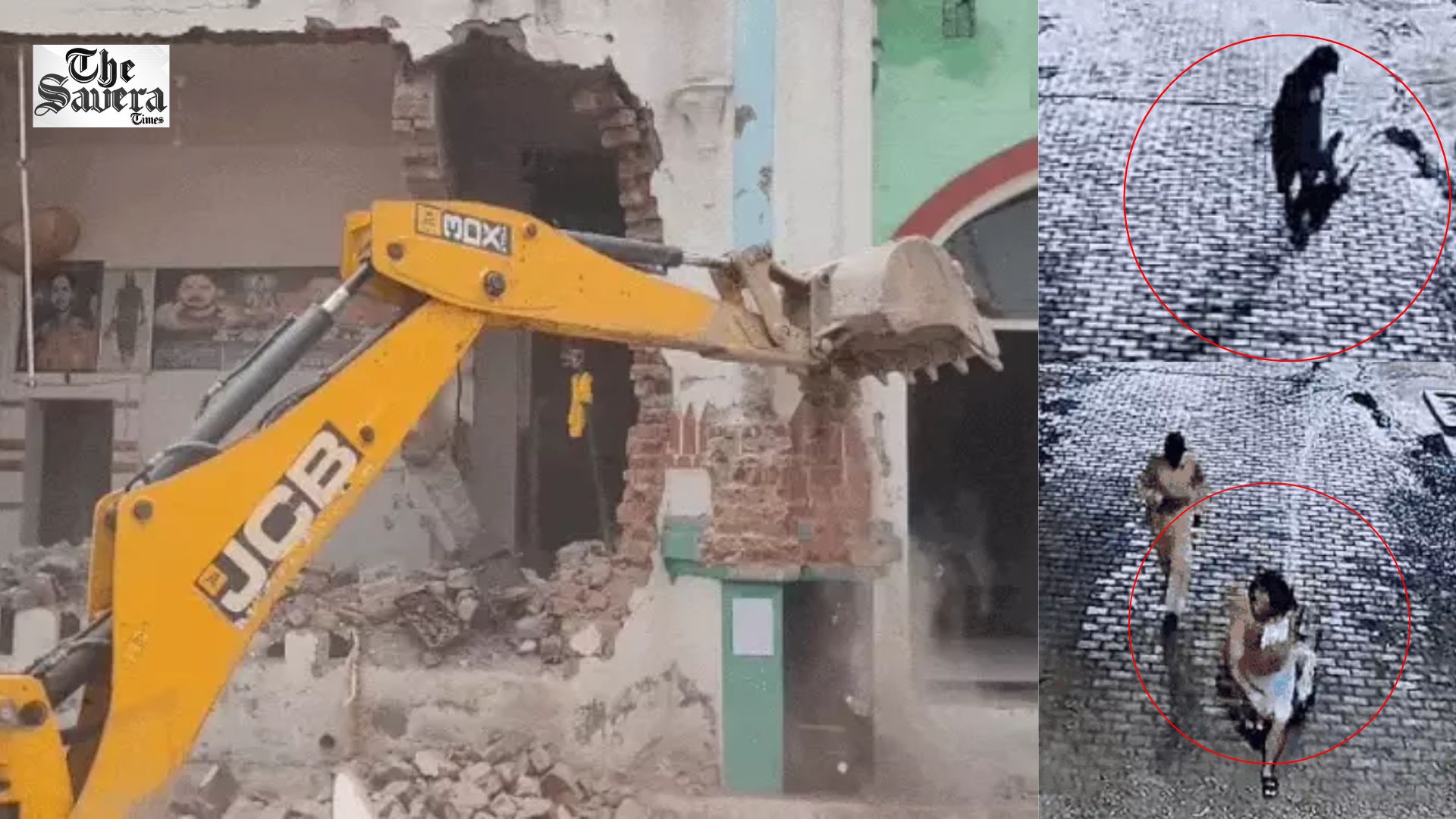 Kurukshetra Priest Assault Case: Dargah, Accused Caretaker’s House Partially Demolished Amid Heavy Police Presence