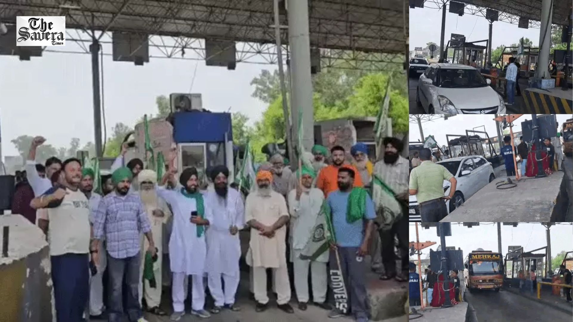 Punjab Farmers Protest: Toll Plazas Made Toll-Free Over Land Pooling Policy, Ladowal Toll Sees Massive Crowd