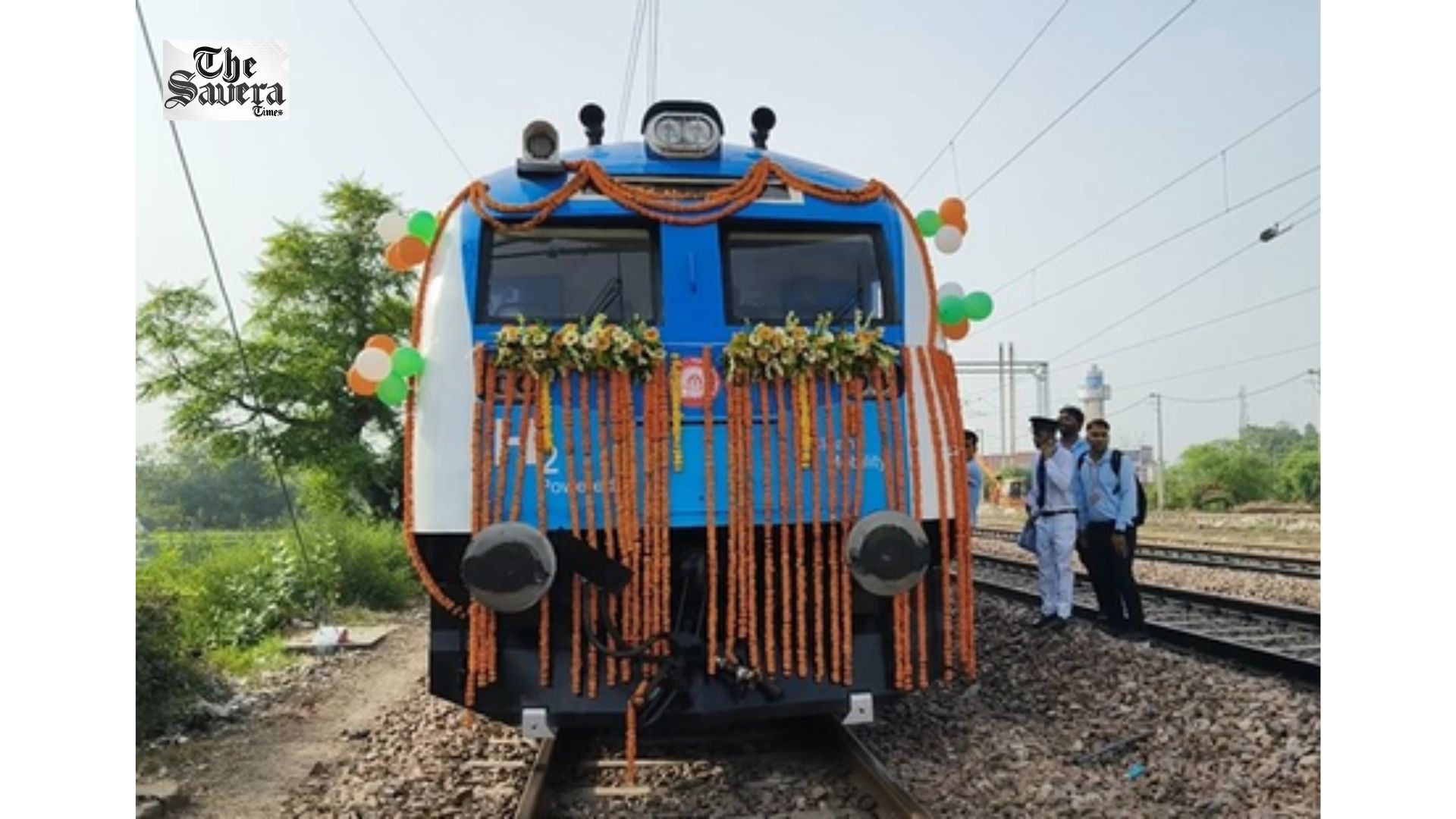 Jind Welcomes India’s First Hydrogen Train as PM Modi Flags Off Green Rail Initiative