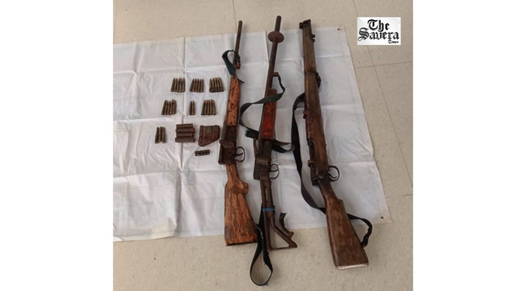 Naxal Weapon Dump Found in Chhattisgarh’s Narayanpur Forest During Police-BSF Operation