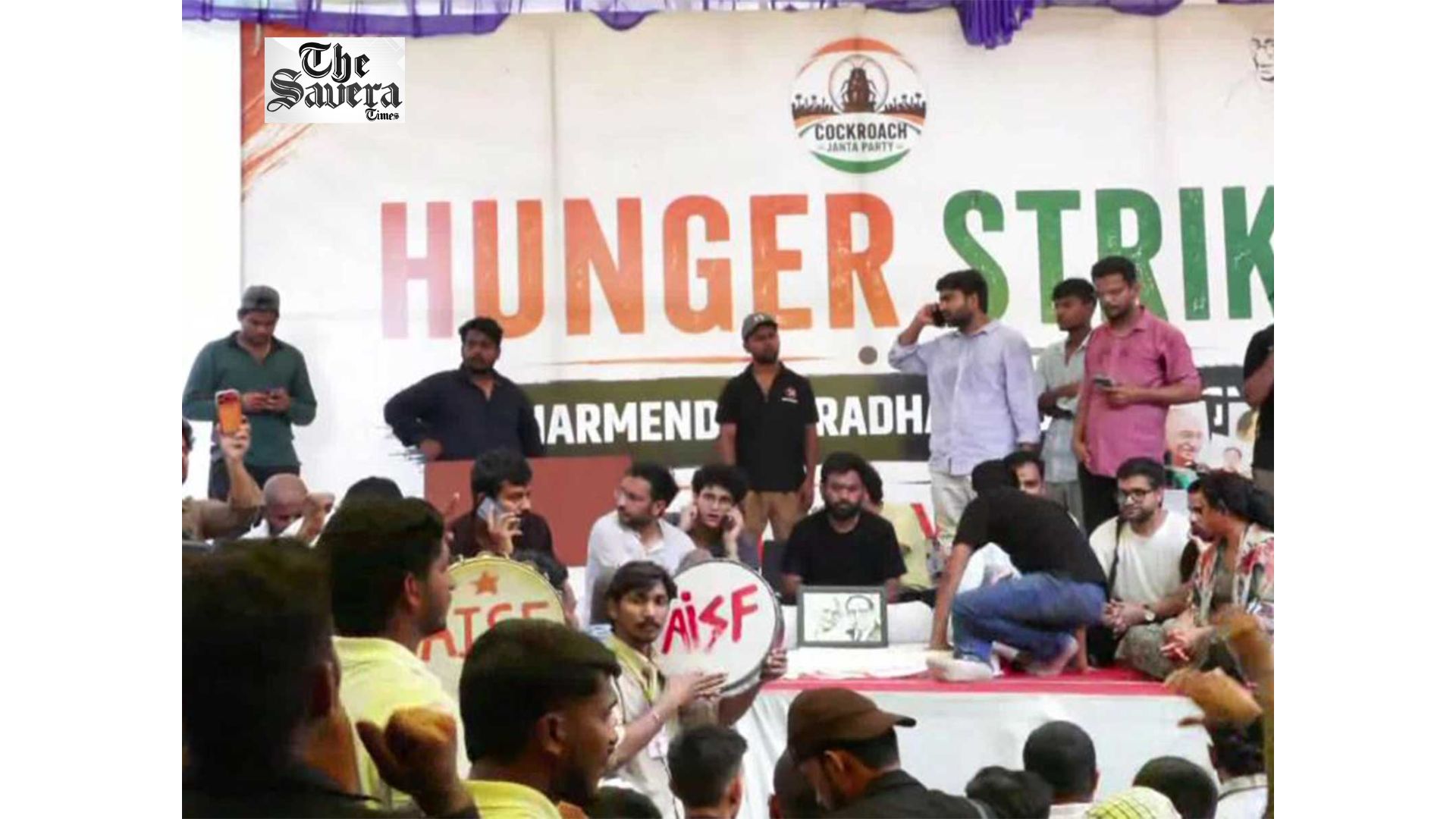Left-Wing Student Groups Join Jantar Mantar Protest; CJP Founder Begins Hunger Strike After Sonam Wangchuk’s Hospitalisation