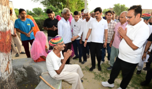 Raj CM resolves local issues on spot with villagers during early morning visit to Nagaur