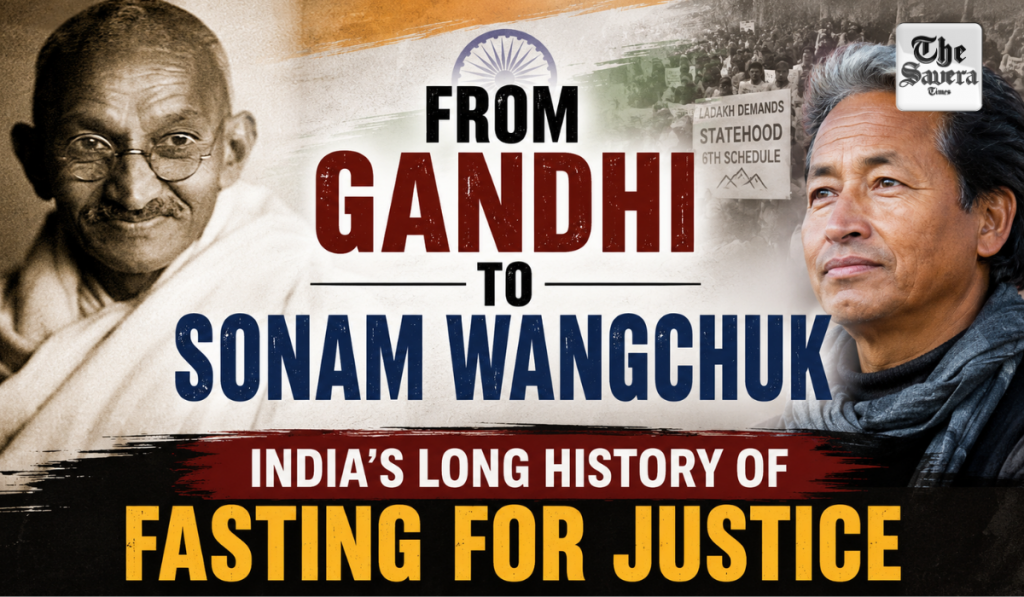 From Gandhi to Sonam Wangchuk: India's Long History of Fasting for Justice