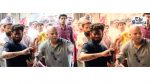Ink Thrown at CJP Founder Abhijeet Dipke During Jantar Mantar Protest