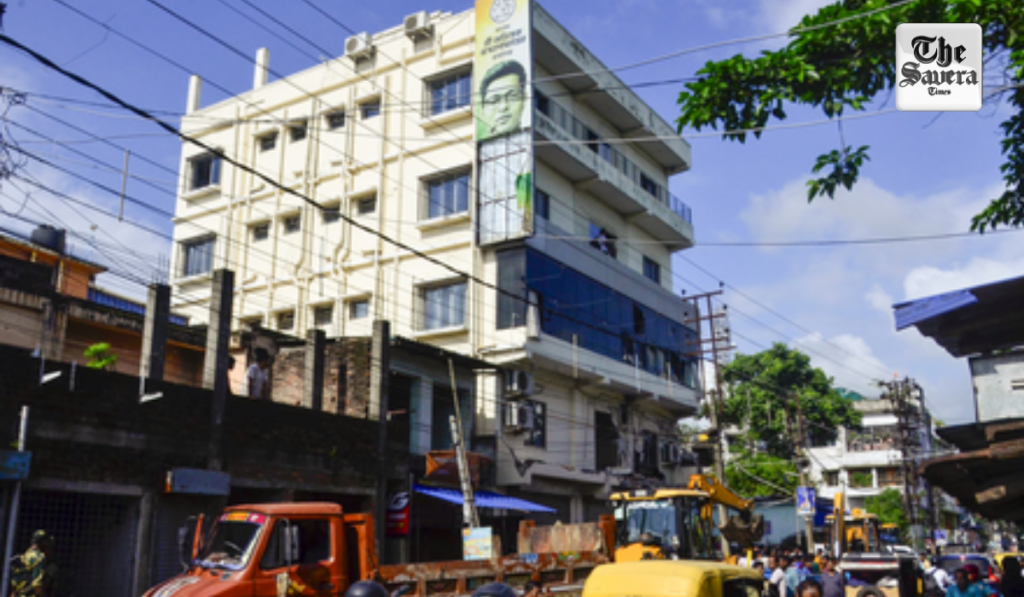 Demolition of Abhishek Banerjee’s party office in Bengal's Amtala continues on Sunday