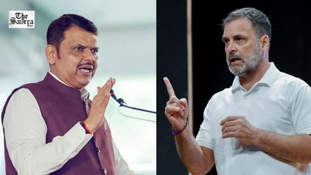 Rahul Gandhi’s Agenda Is Chaos, Says Maharashtra CM Devendra Fadnavis