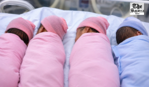 Rajasthan woman delivers three daughters and a son in rare quadruplet birth