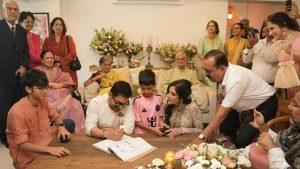 Aamir Khan gets married for 3rd time, children Ira, Junaid, Azad attend ceremony
