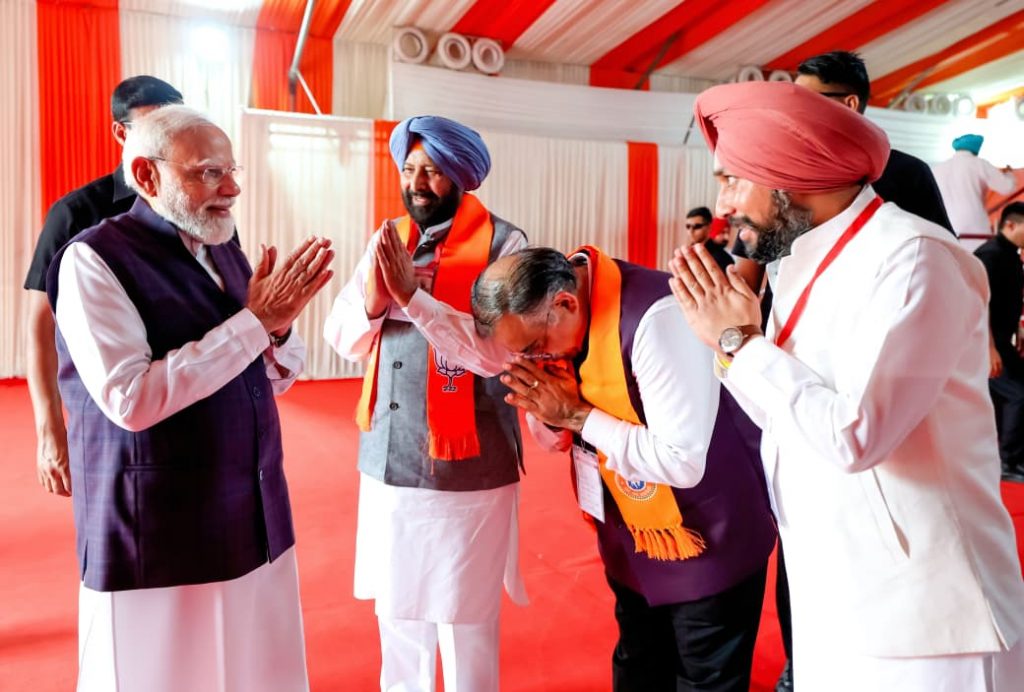 NCSK Vice Chairman Welcomes PM Modi During Jalandhar Visit, Calls Interaction Inspirational