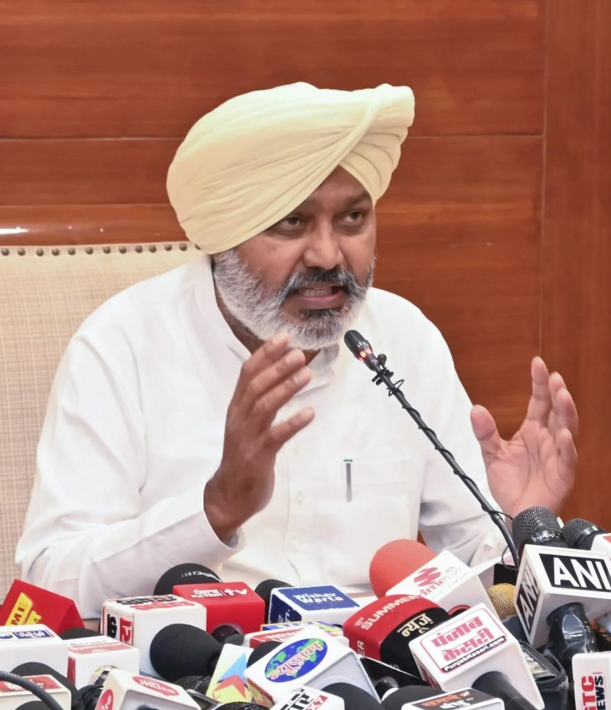 Ordinance to Transition Outsourced Staff Into Contractual Roles Submitted to Governor: Harpal Singh Cheema