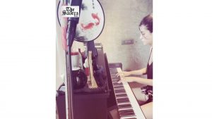 Shruti Haasan Enjoys Tea with Ghee and Piano Session During Mumbai Monsoons