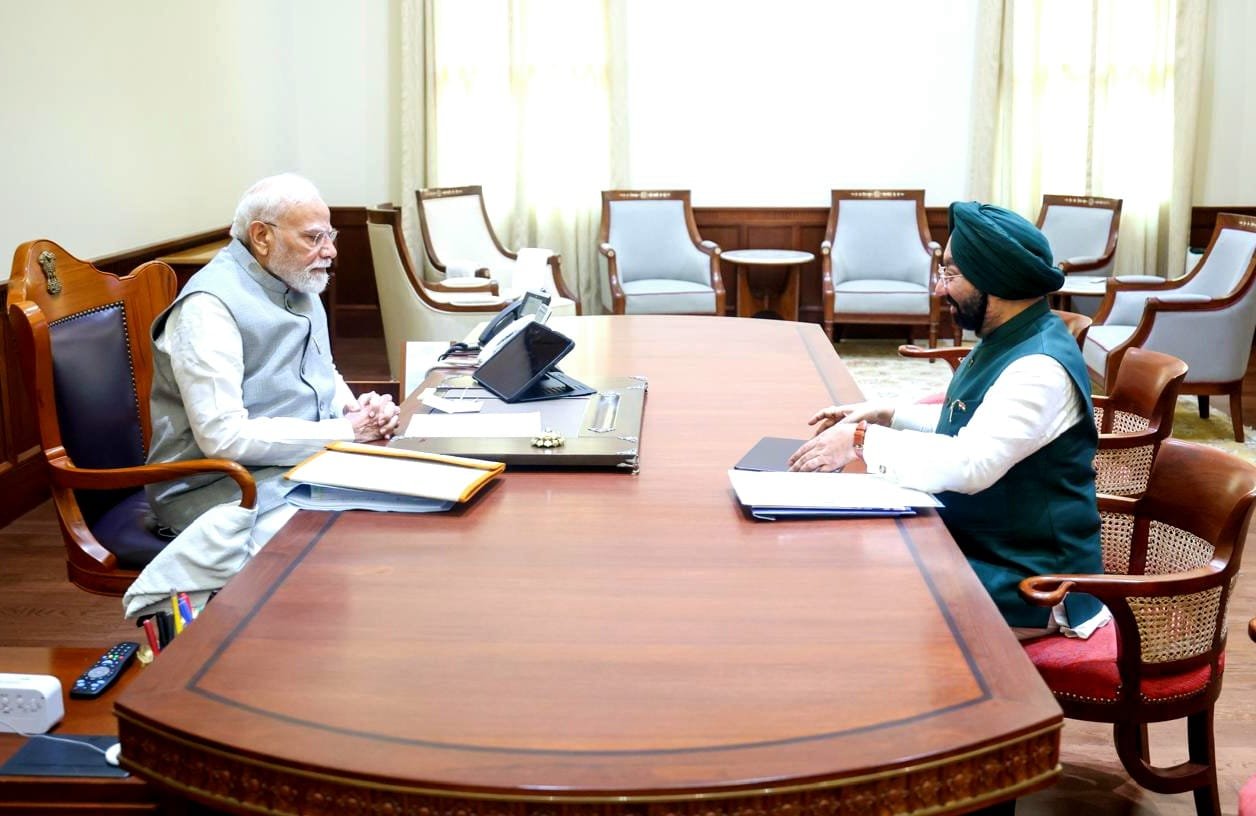Rajya Sabha MP Vikramjit Singh Sahney Meets PM Modi, Announces Shaheed Bhagat Singh Youth Centres and ‘Nasha Mukt Yuva Bharat’ Initiative