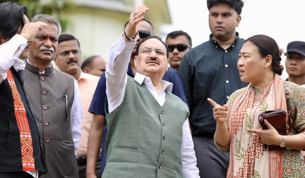JP Nadda flood review