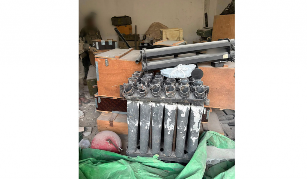 IDF Finds Weapons Depot with Hezbollah Launchers, Rockets in Southern Lebanon