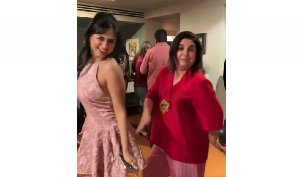 Akanksha Chamola Dancing seat Samundar Paar Farah Khan