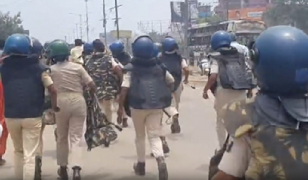 Protest erupts after youth's death in road accident in Patna, bus set ablaze