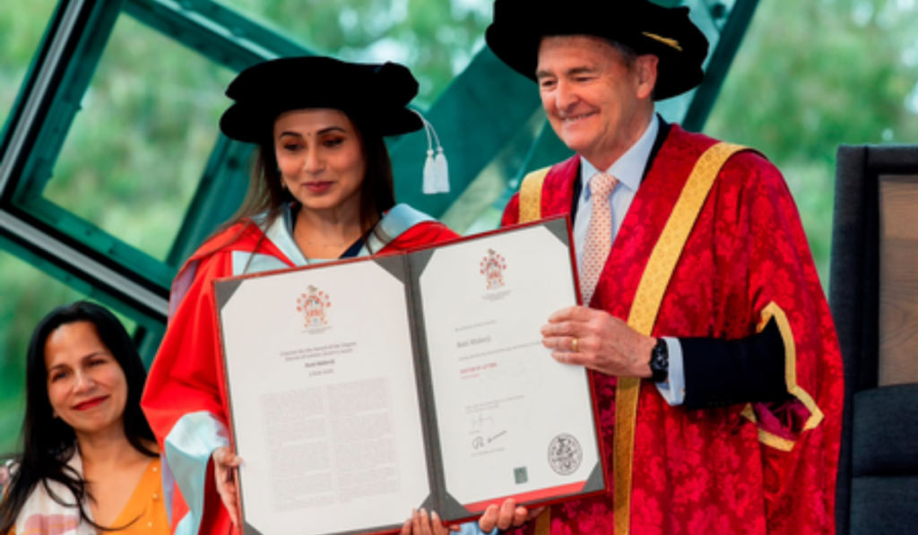 Rani Mukerji Follows Shah Rukh Khan, Receives Honorary Doctorate From La Trobe University