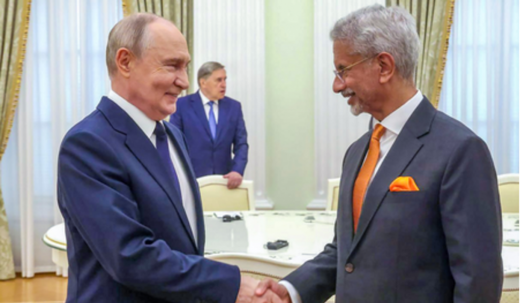 Handed over 'personal message' from PM Modi, says EAM Jaishankar after meeting Putin in Moscow