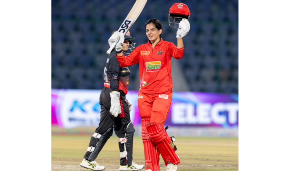 Punia’s Power Show: Record-Breaking Ton Seals South Delhi Superstarz Victory