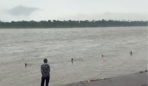 Uttarakhand: Ganga water level rises in Rishikesh amid heavy rains; SDRF, Water Police deployed at ghats