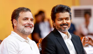 Congress-TVK tussle over PM face, threat to leave alliance if Vijay is supported instead of Rahul Gandhi