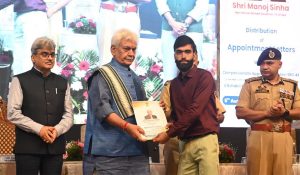 Jammu Kashmir: LG Manoj Sinha Handed Over Appointment Letters to NoKs of Terror Victims