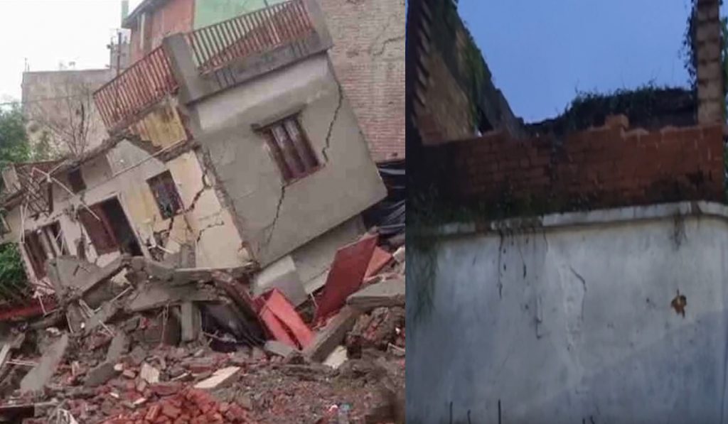 Pratapgarh House collapsed