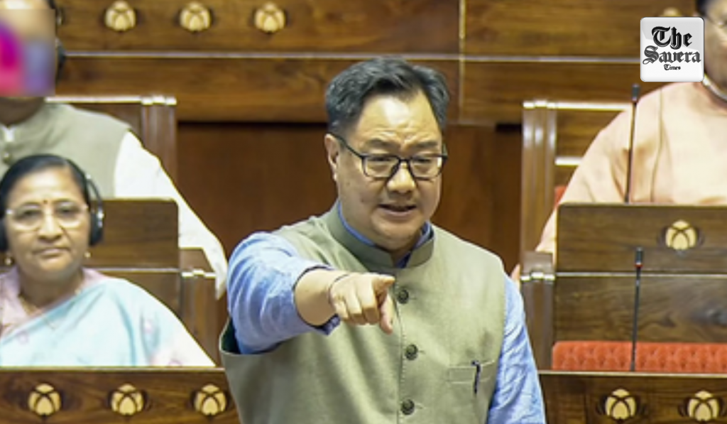 RS adjourned briefly amid uproar after Kharge raises Ram Temple donation issue; Rijiju demands apology